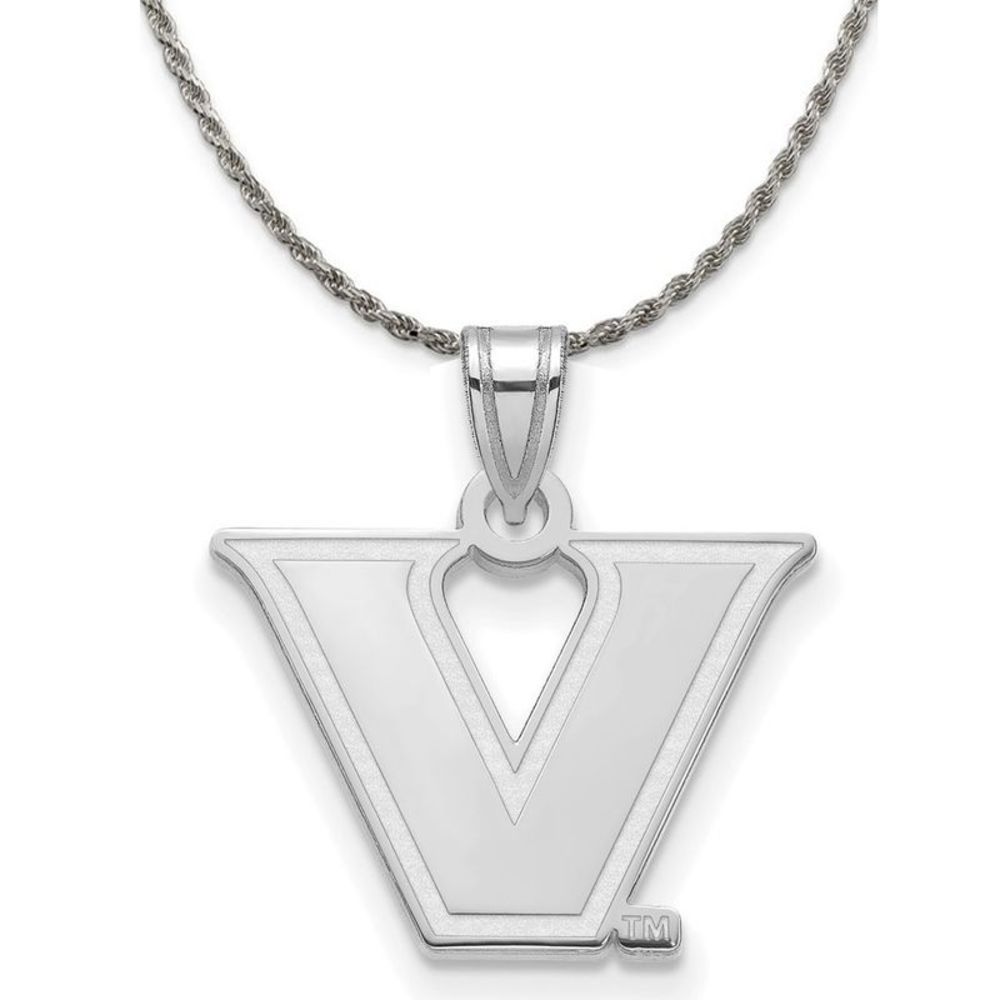 Sterling Silver Vanderbilt U. Large 'V' Star Necklace - 24 Inch